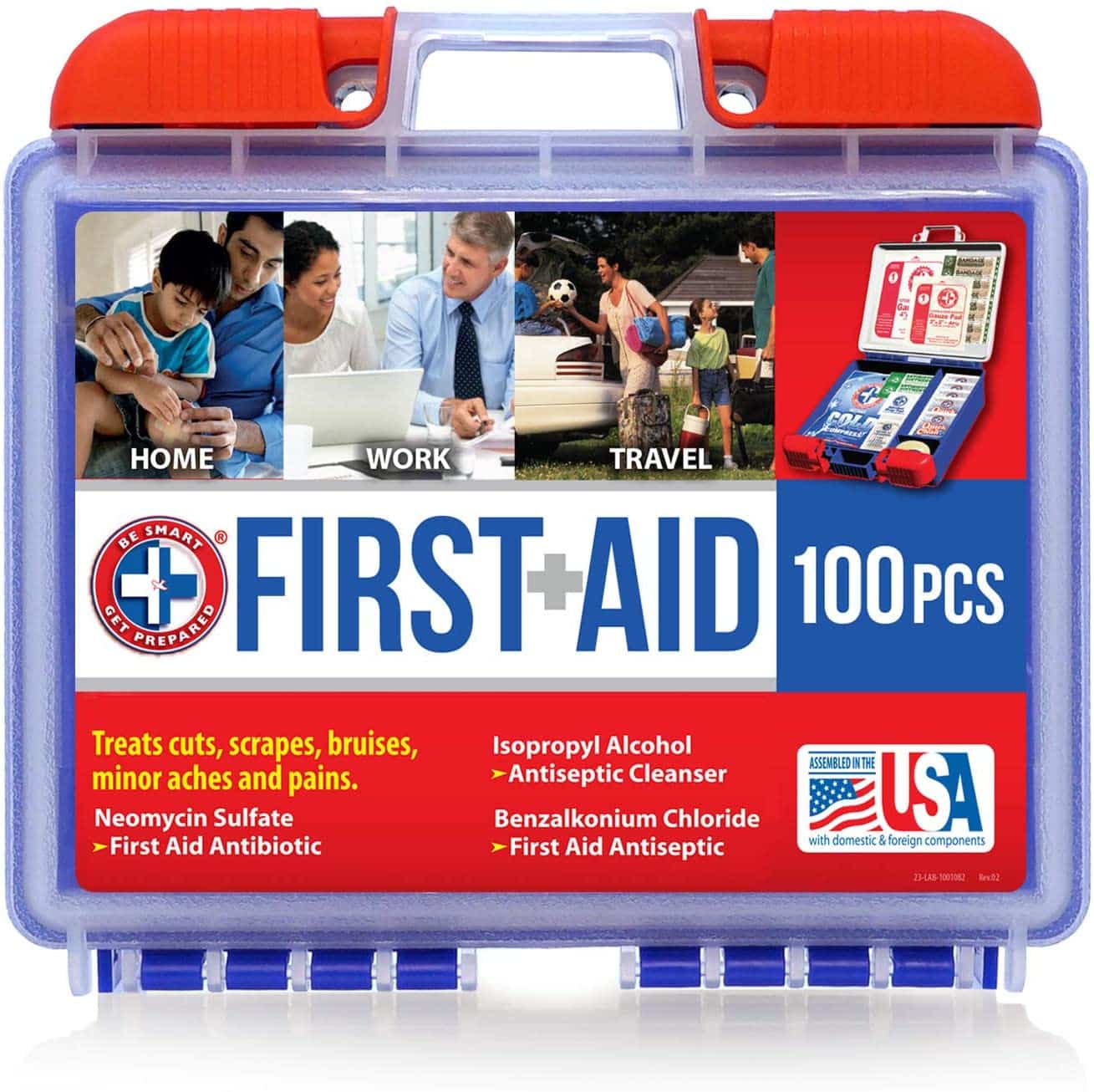 Even simple injuries require care which you can access with a first aid kit