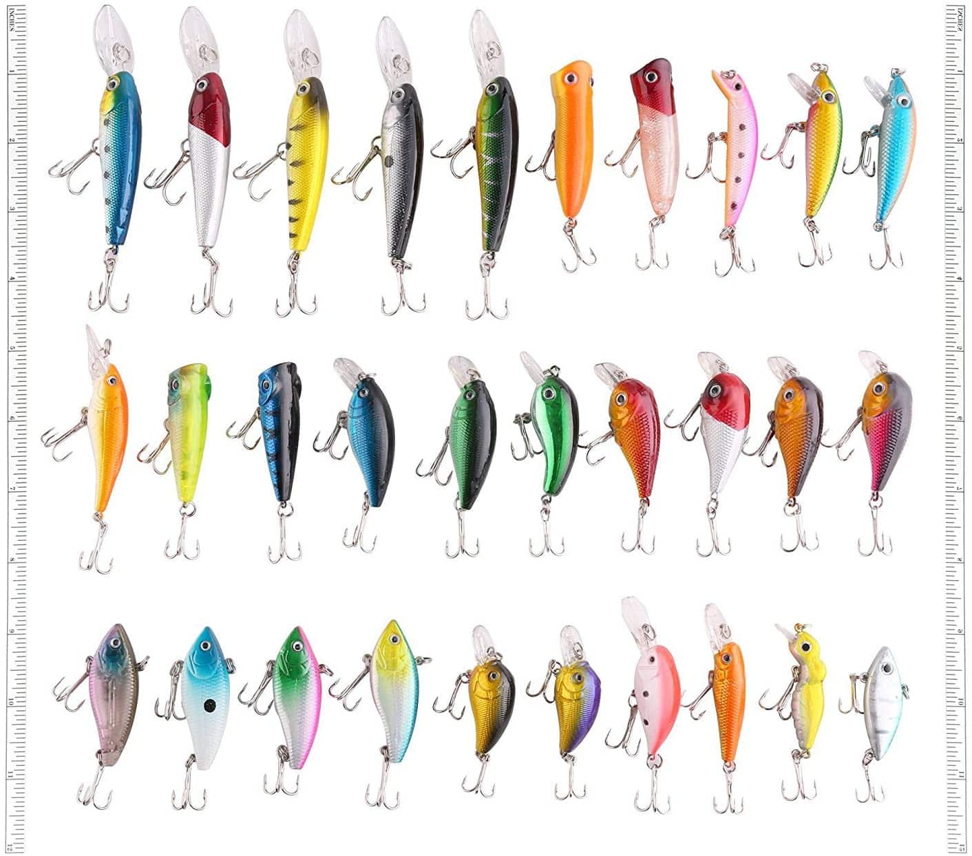 Lures used for spin fishing